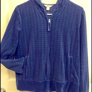 Ladies lightweight White Stag velour jacket Size M